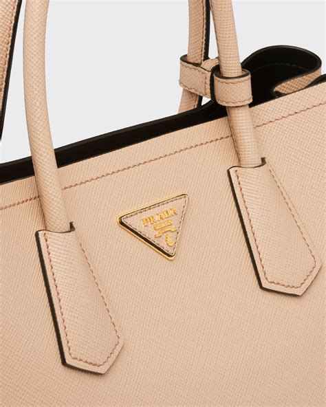 prada double bag soft calf leather big|saffiano leather Prada bags.